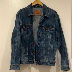 Levi's Distressed Blue Denim Jacket